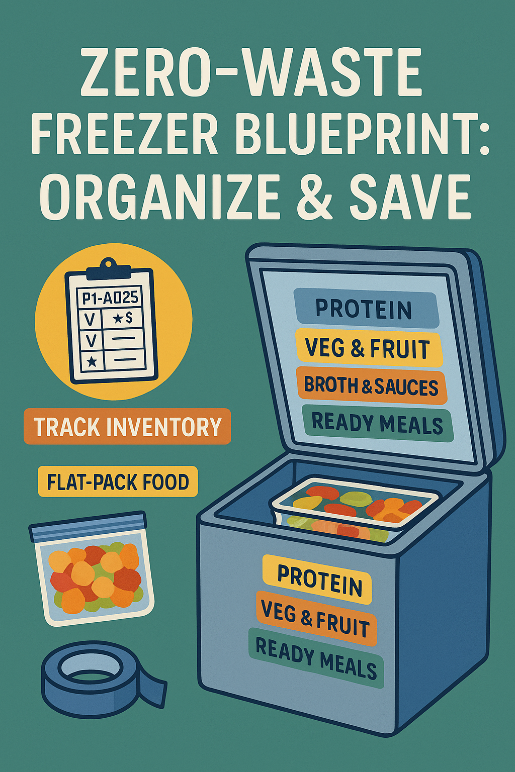 Zero‑Waste Freezer Blueprint: Organize & Save